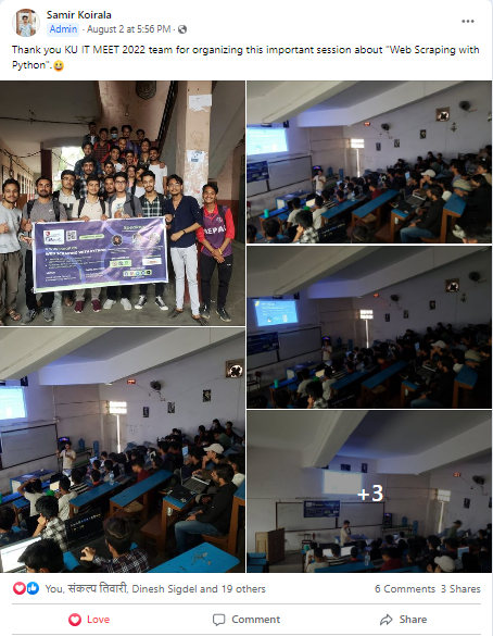 Group photo of members